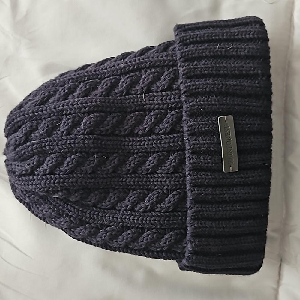 Soft cable knit beanie
